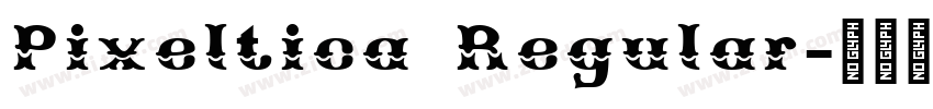 Pixeltica Regular字体转换